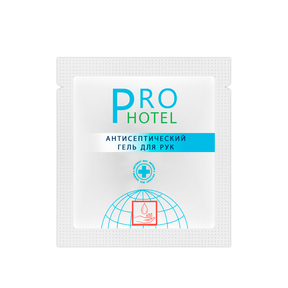 Антисептический, антибактериальный гель для рук в саше ProHotel 10 мл